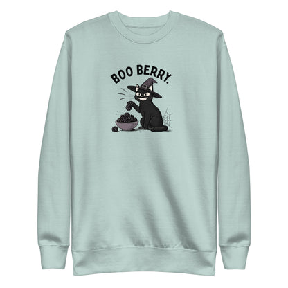 Boo Berry Sweatshirt in Agave, front