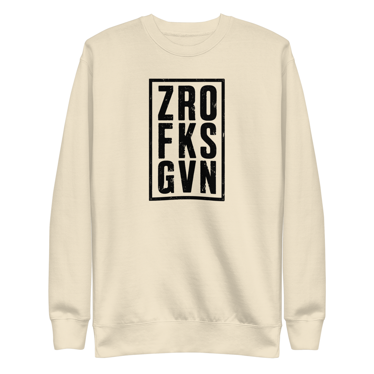ZRO FKS GVN Sweatshirt - Bone