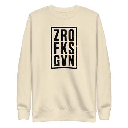 ZRO FKS GVN Sweatshirt - Bone
