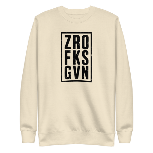 ZRO FKS GVN Sweatshirt - Bone