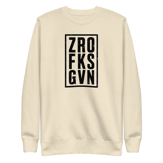 ZRO FKS GVN Sweatshirt - Bone