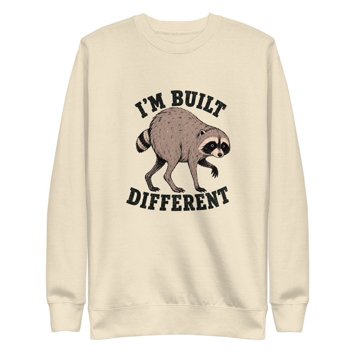 Jimothy: I'm Built Different Sweatshirt - Bone