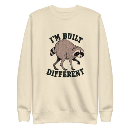 Jimothy: I'm Built Different Sweatshirt - Bone