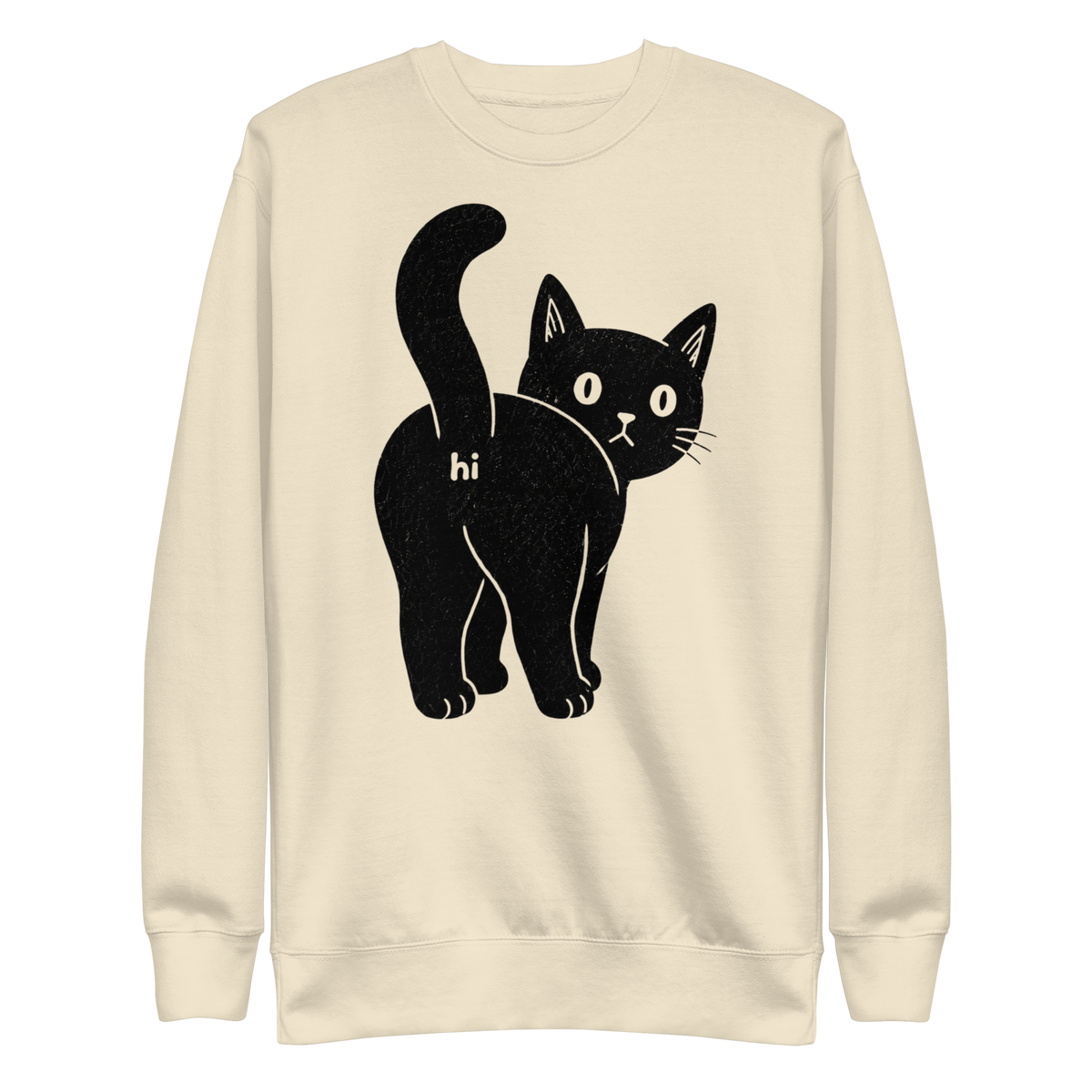 Sh!tty Kitty Sweatshirt - Bone