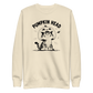 Pumpkin Head Sweatshirt - Bone