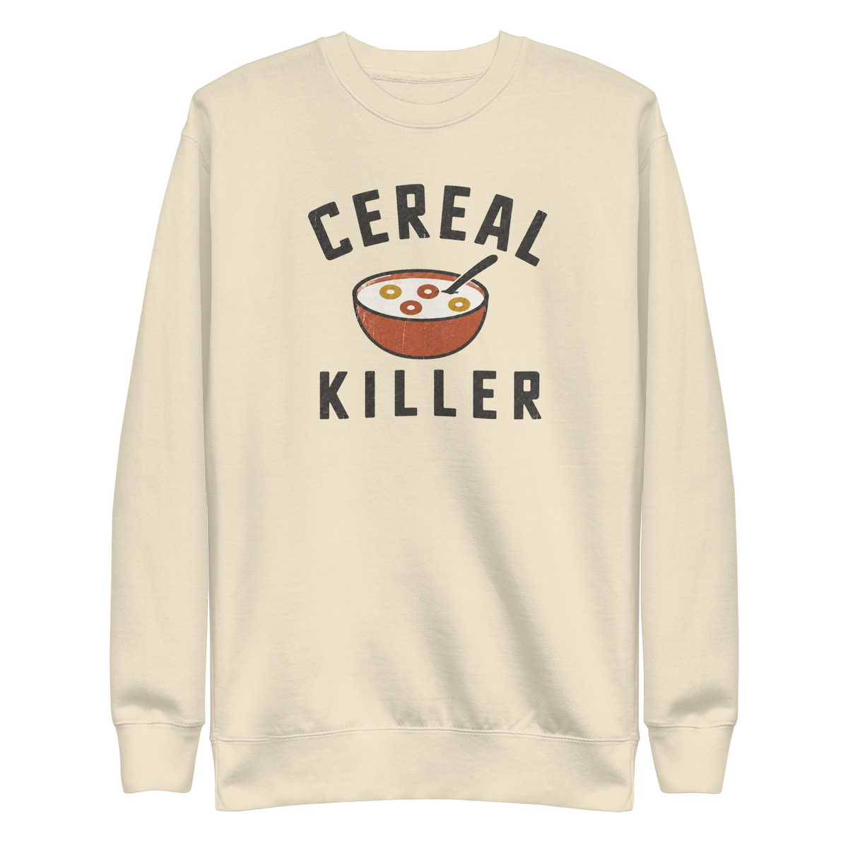 Cereal Killer Sweatshirt - Bone