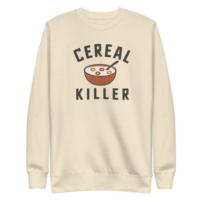 Cereal Killer Sweatshirt - Bone
