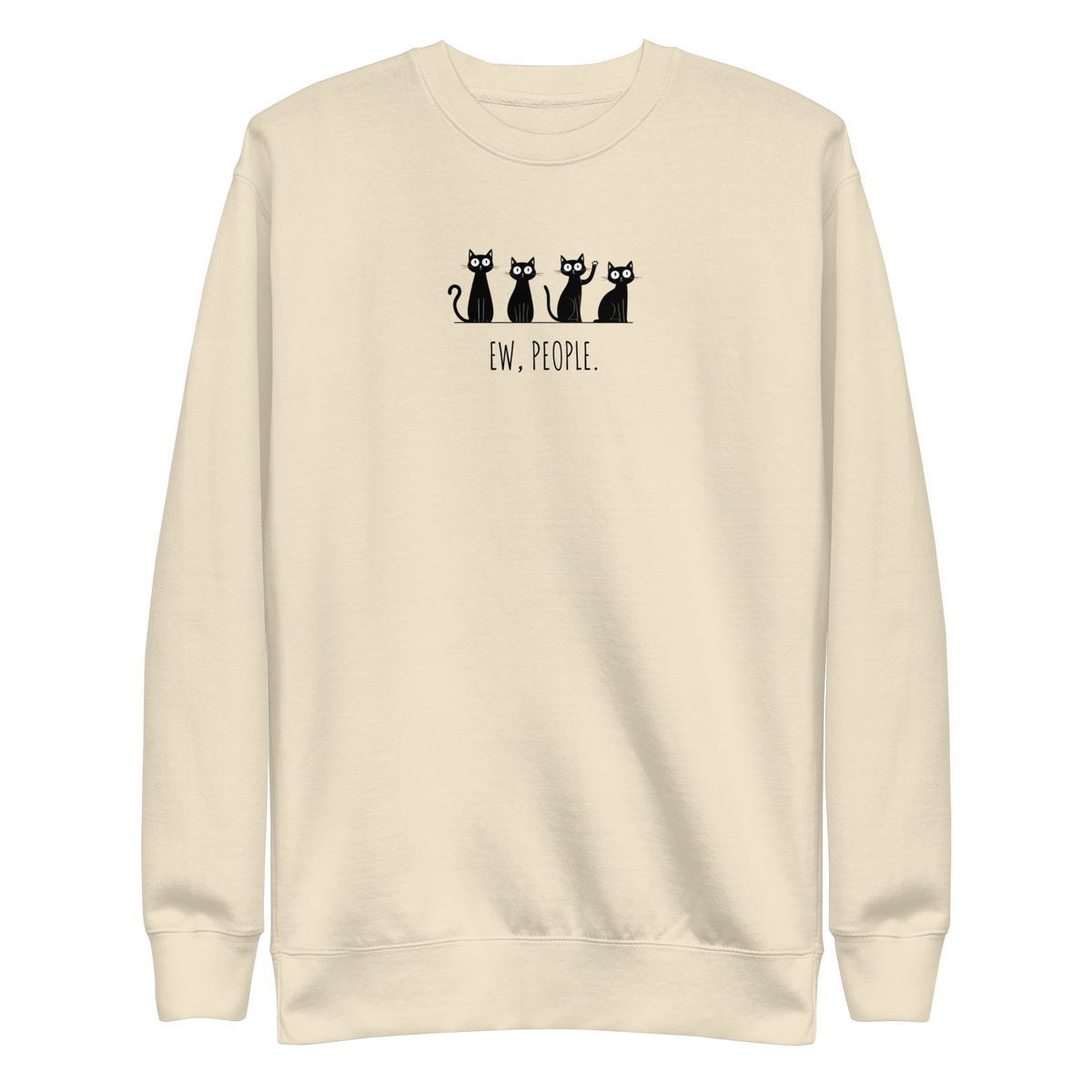 Ew, People Sweatshirt - Bone