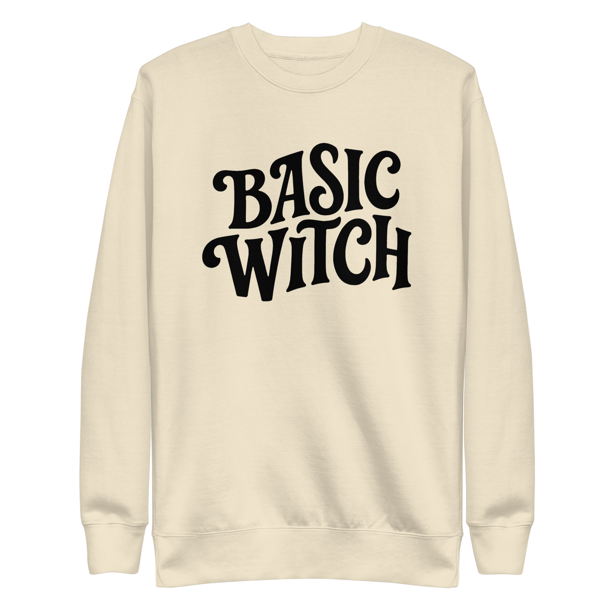 Basic Witch Sweatshirt - Bone