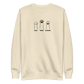 Rock Paper Scissors Sweatshirt - Bone
