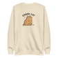 Chonk Cat Sweatshirt in Bone, front