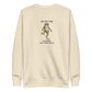 On My Way to Make the Vibes Weird Sweatshirt in Bone, front