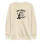 I'm a Hoot Sweatshirt in Bone, front