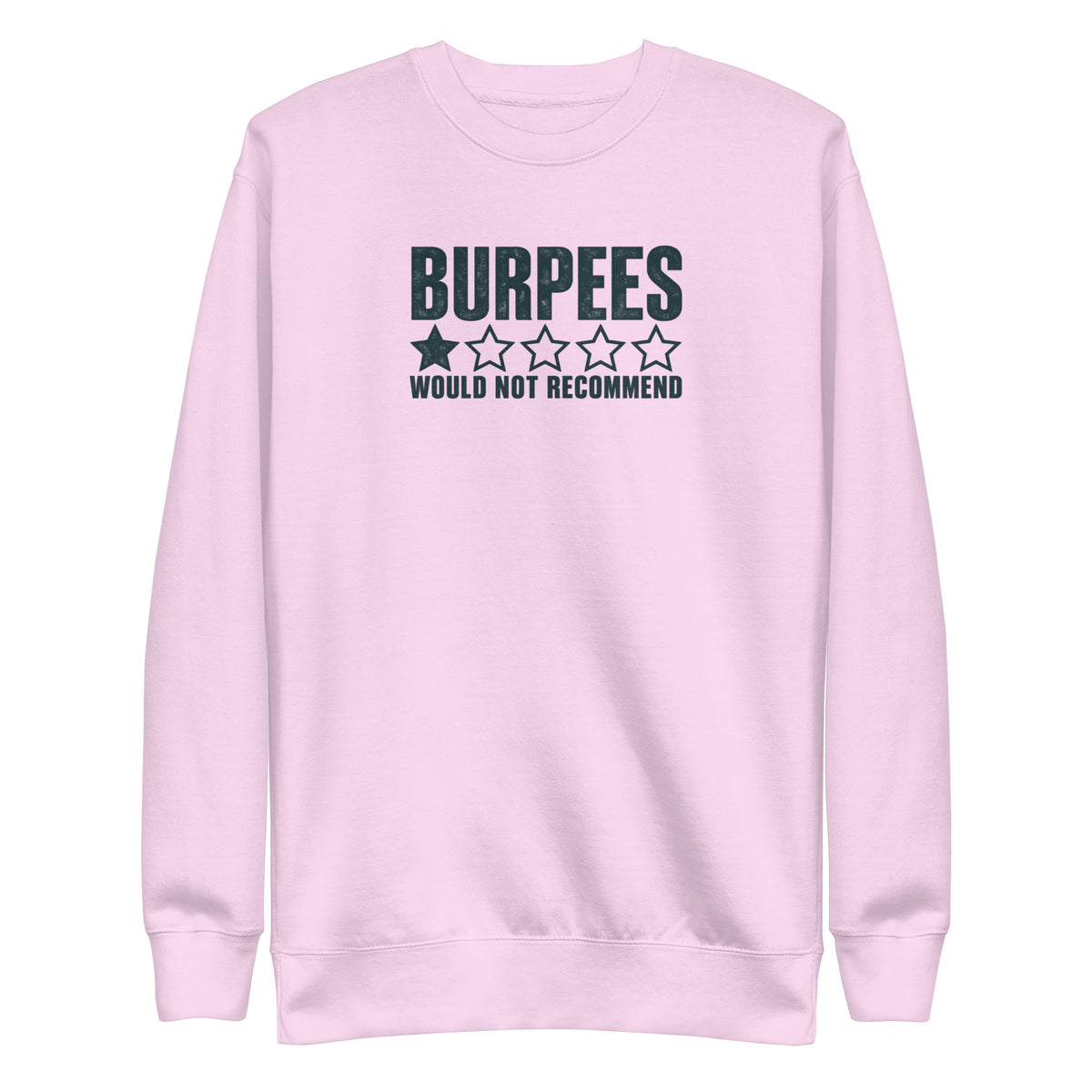 Burpees: Would Not Recommend Sweatshirt