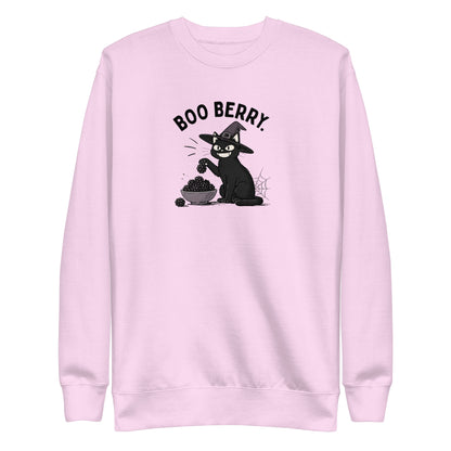 Boo Berry Sweatshirt in Lavender, front