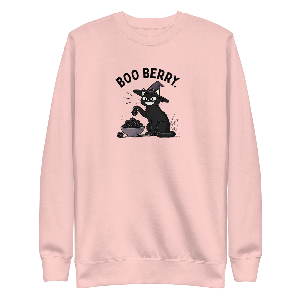 Boo Berry Sweatshirt in Light Pink, front