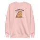 Chonk Cat Sweatshirt in Light Pink, front