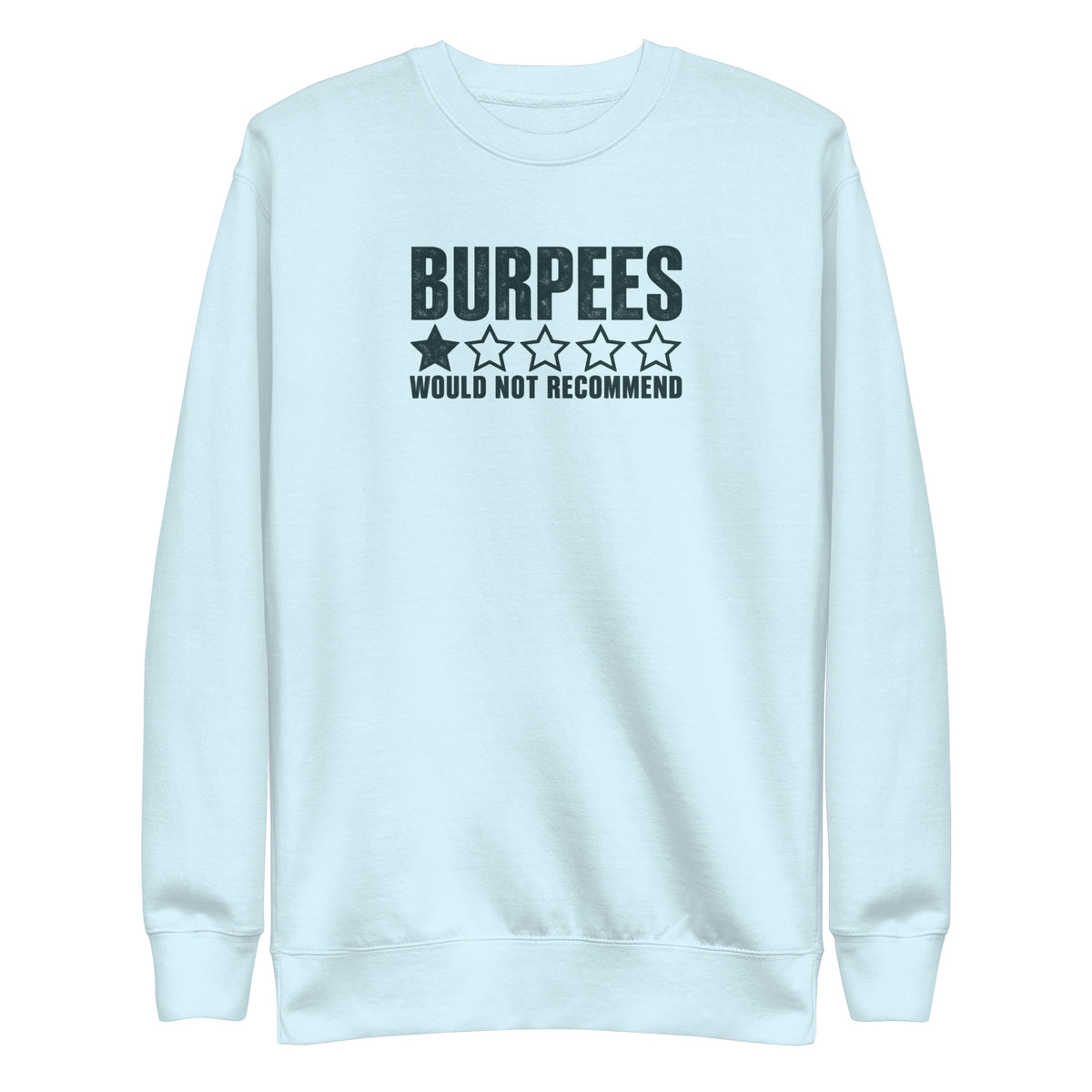Burpees: Would Not Recommend Sweatshirt