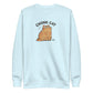 Chonk Cat Sweatshirt in Sky Blue, front