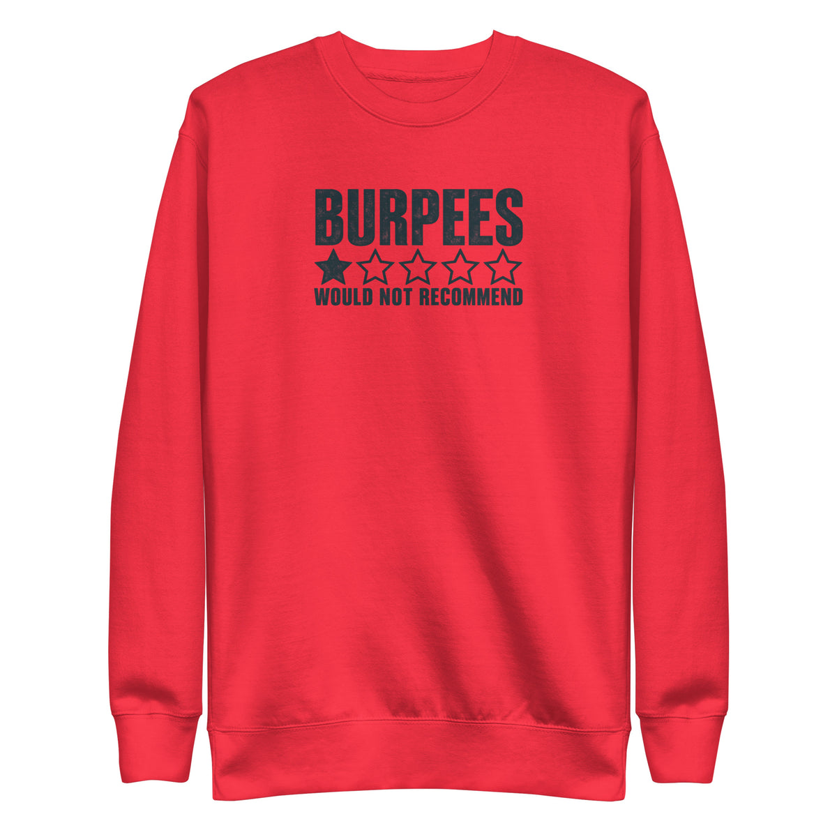 Burpees: Would Not Recommend Sweatshirt