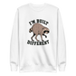 Jimothy: I'm Built Different Sweatshirt - White