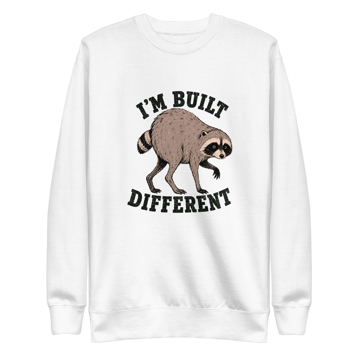 Jimothy: I'm Built Different Sweatshirt - White