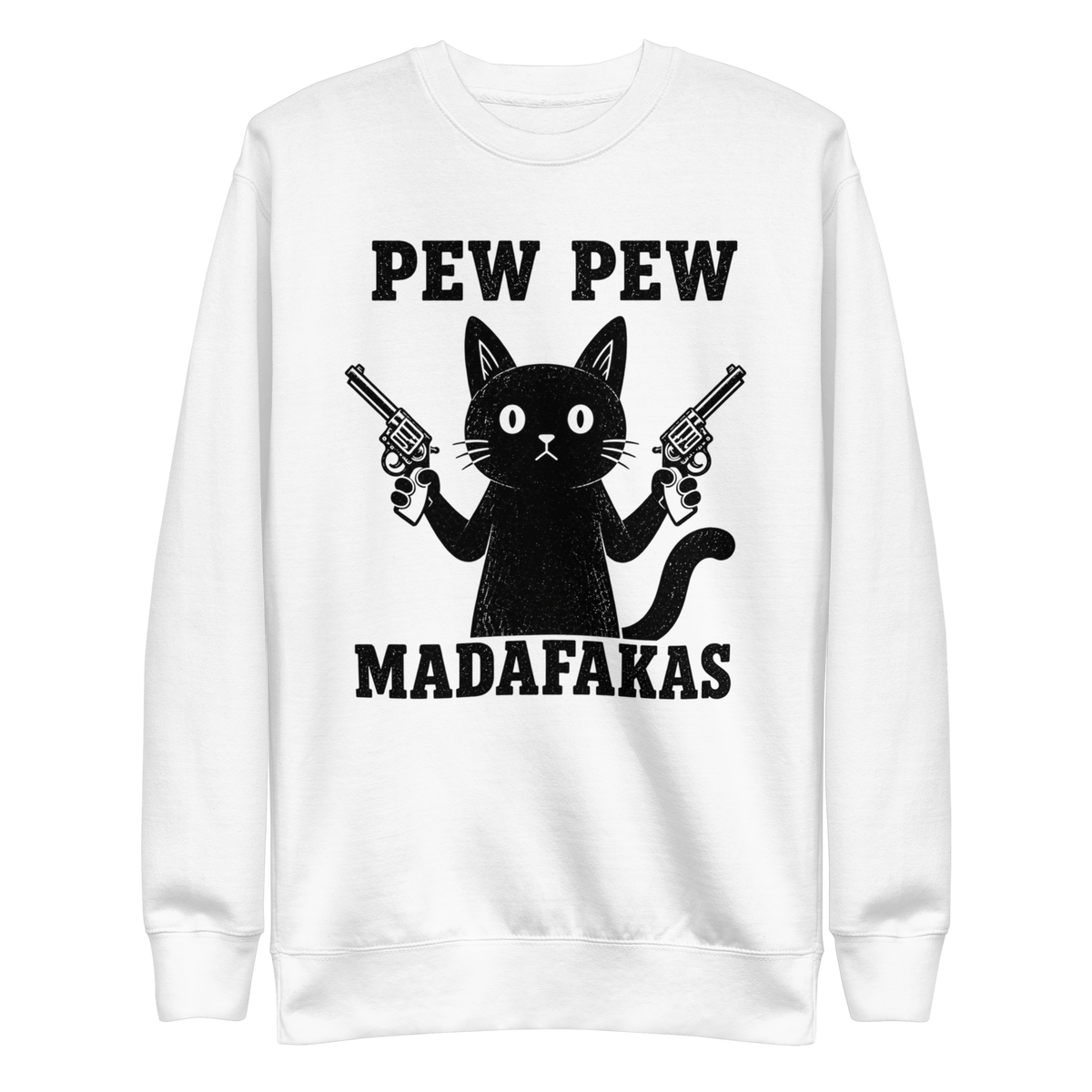 Pew Pew Madafakas Sweatshirt - White