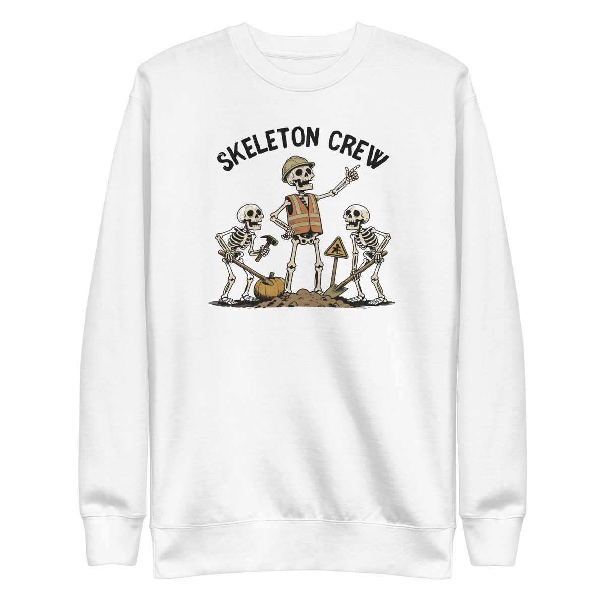 Skeleton Crew Sweatshirt - White