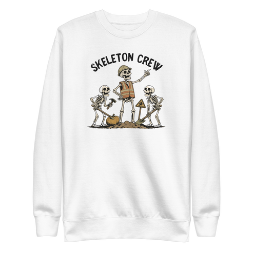 Skeleton Crew Sweatshirt - White