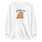 Chonk Cat Sweatshirt in White, front