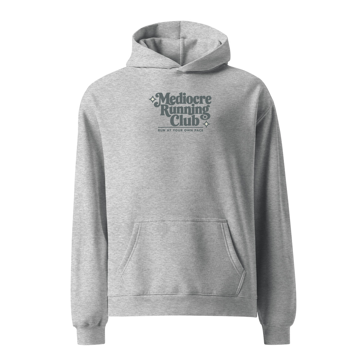 Mediocre Running Club Relaxed Fit Hoodie