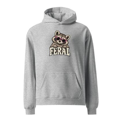 Feral Raccoon Relaxed Fit Hoodie