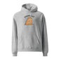 Chonk Cat Hoodie in Athletic Heather, front