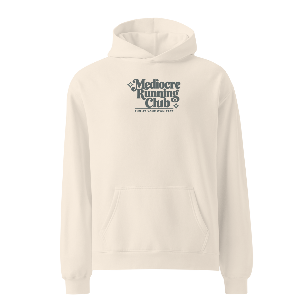Mediocre Running Club Relaxed Fit Hoodie
