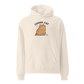Chonk Cat Hoodie in Bone, front