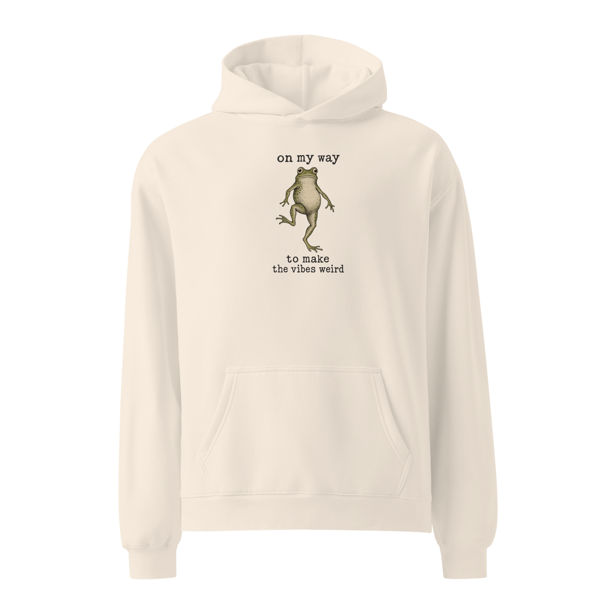 On My Way to Make the Vibes Weird Relaxed Fit Hoodie