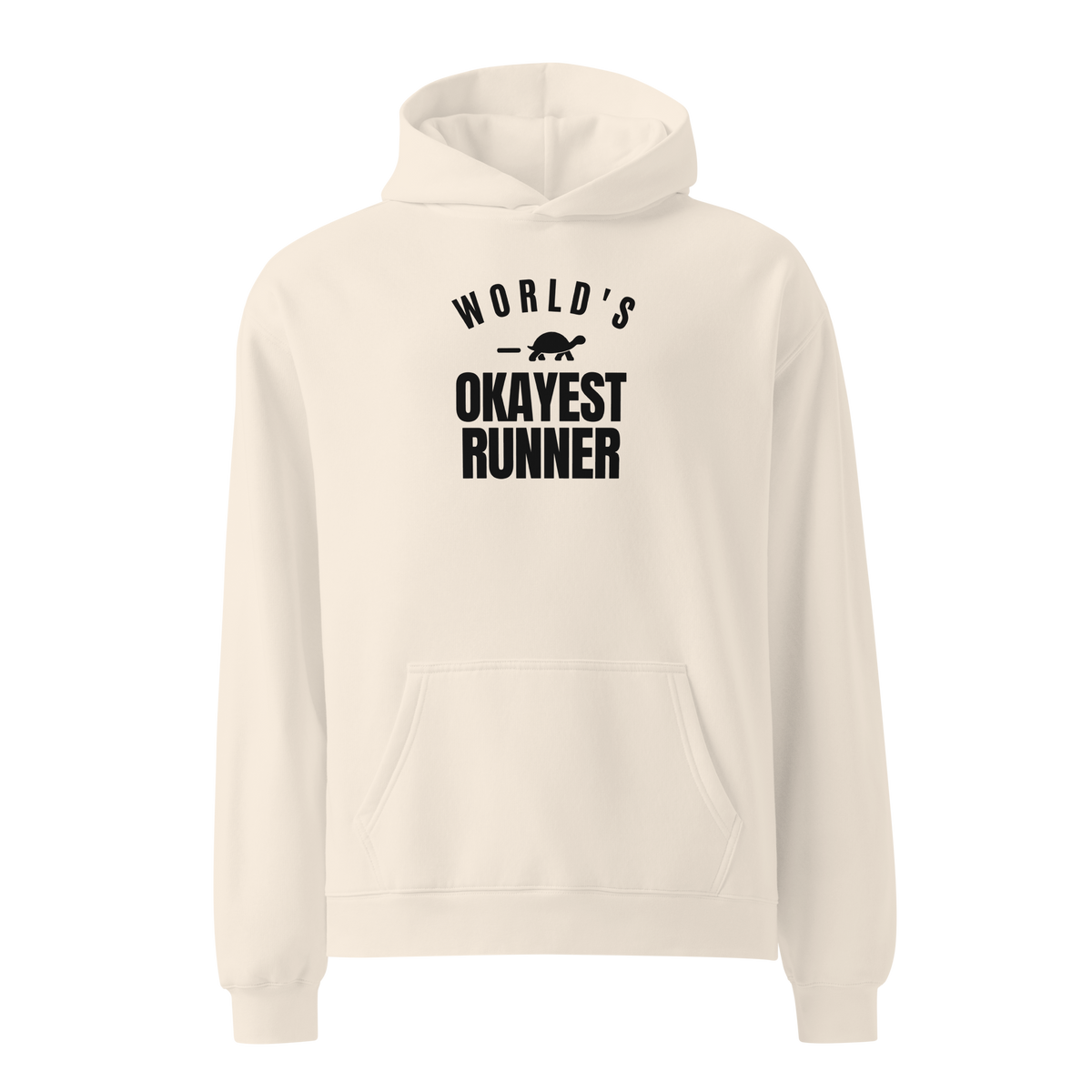 World's Okayest Runner Relaxed Fit Hoodie