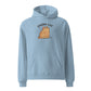 Chonk Cat Hoodie in Carolina Blue, front