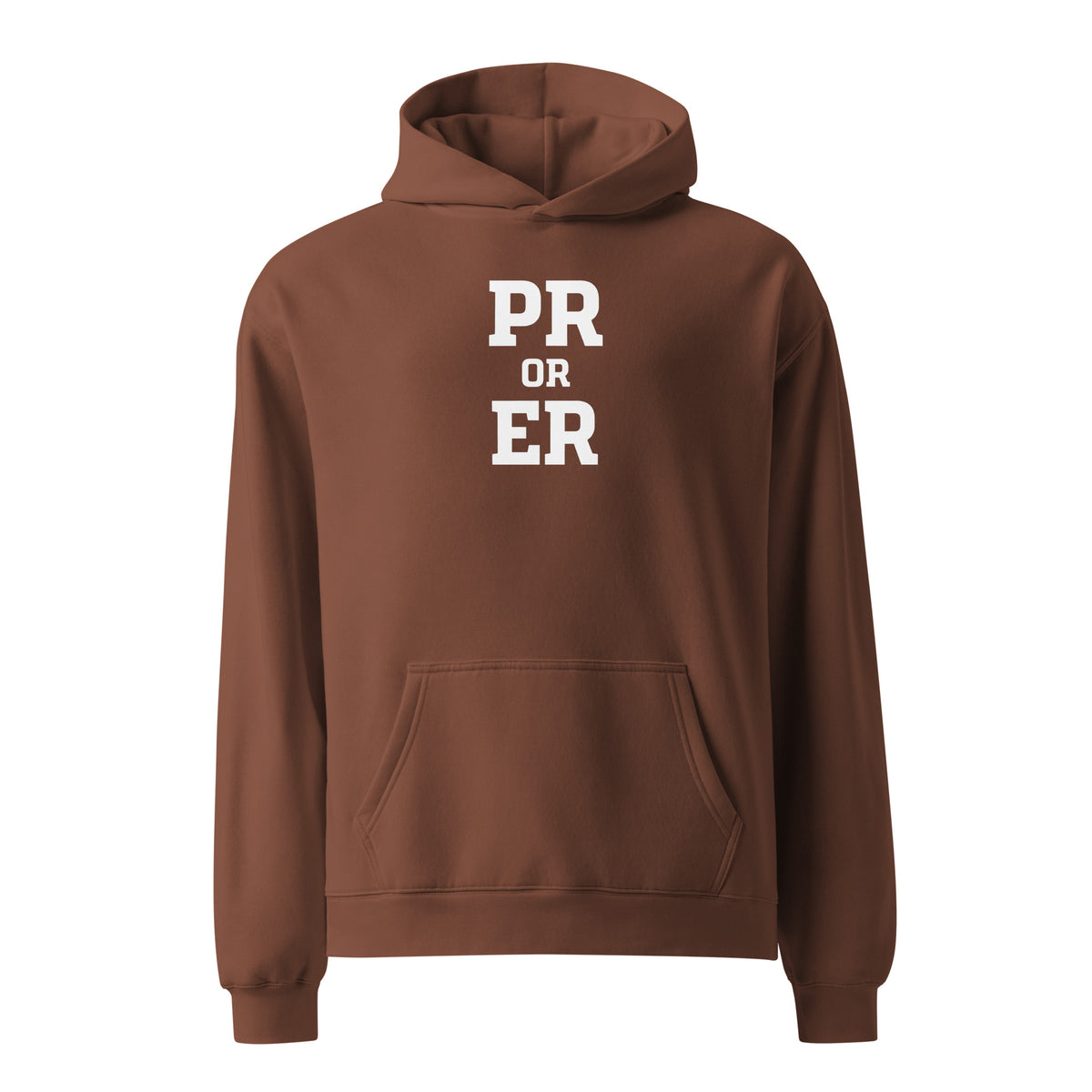 PR or ER Relaxed Fit Hoodie