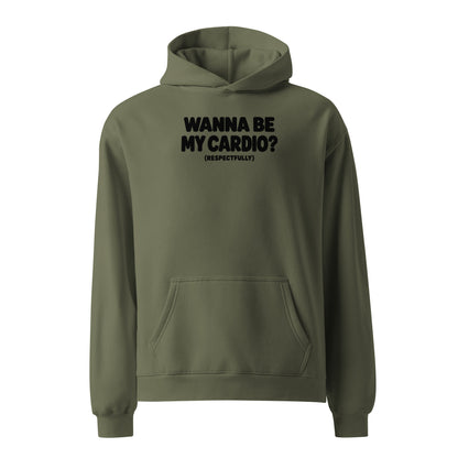 Wanna Be My Cardio? Relaxed Fit Hoodie