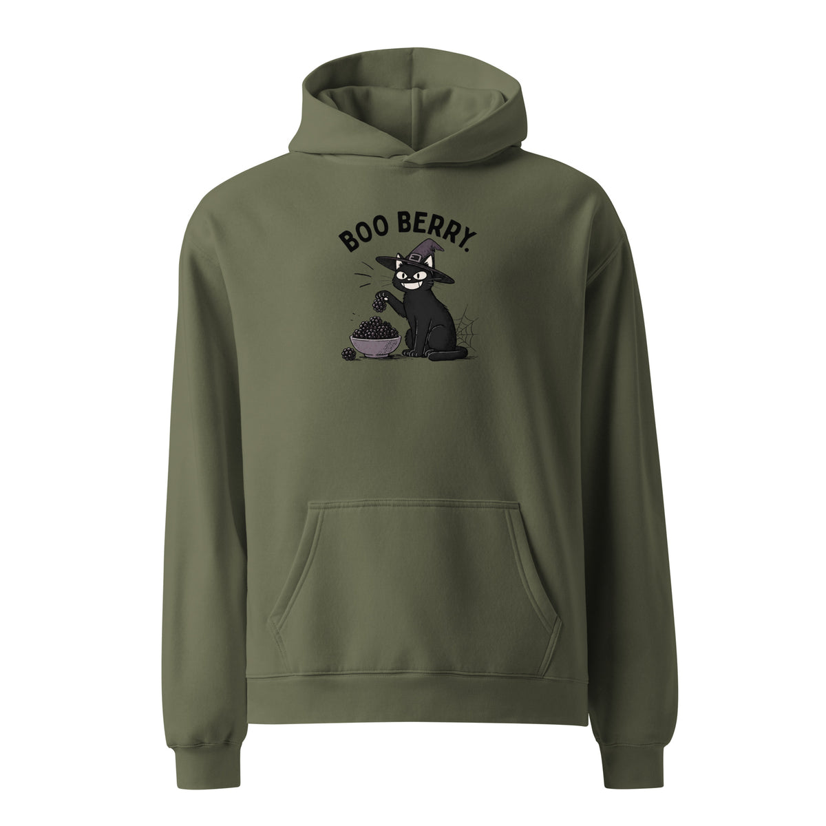 Boo Berry Hoodie in Cypress, front
