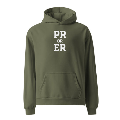 PR or ER Relaxed Fit Hoodie