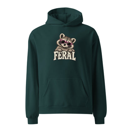 Feral Raccoon Relaxed Fit Hoodie