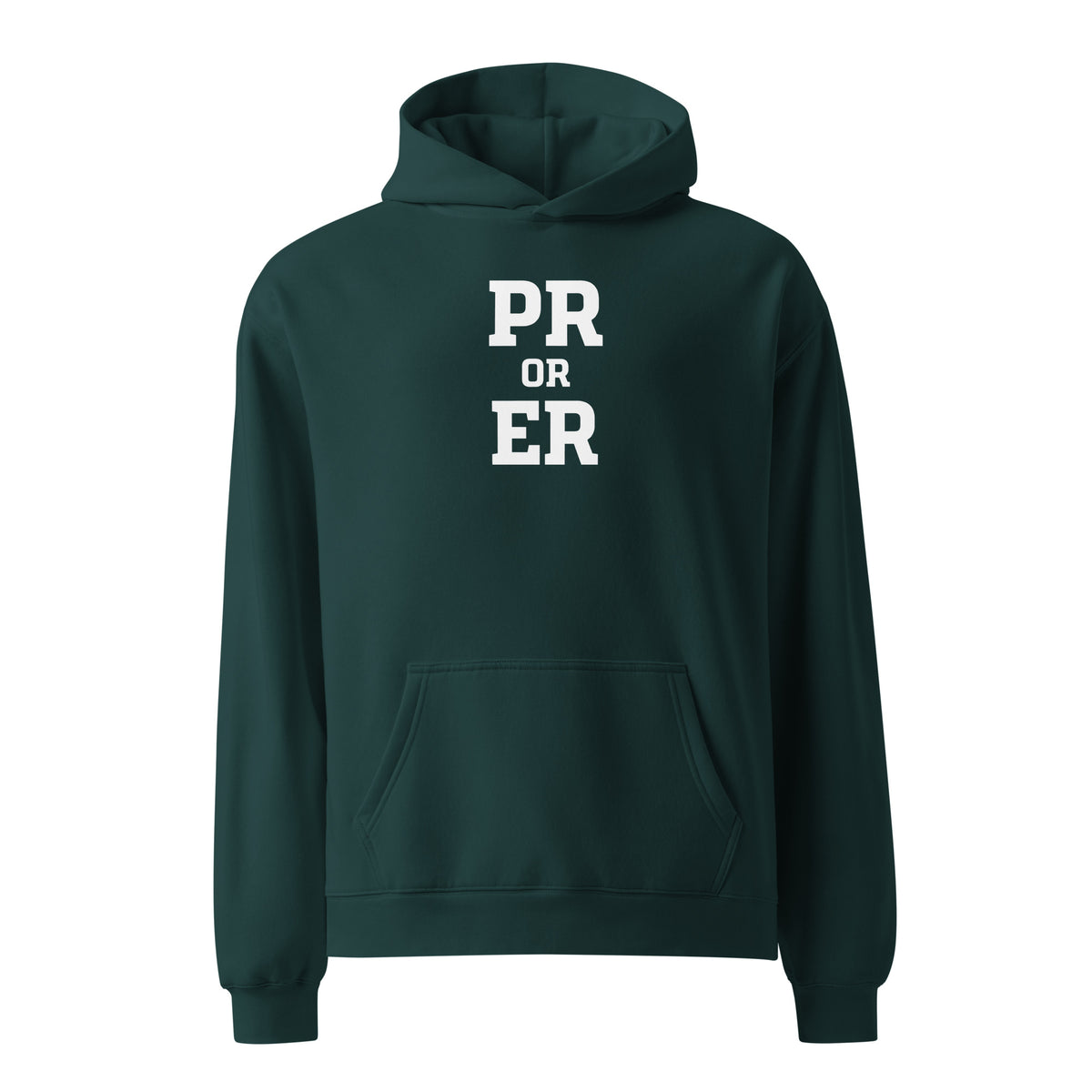 PR or ER Relaxed Fit Hoodie