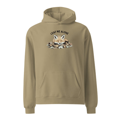 Leaf Me Alone (Fox) Relaxed Fit Hoodie