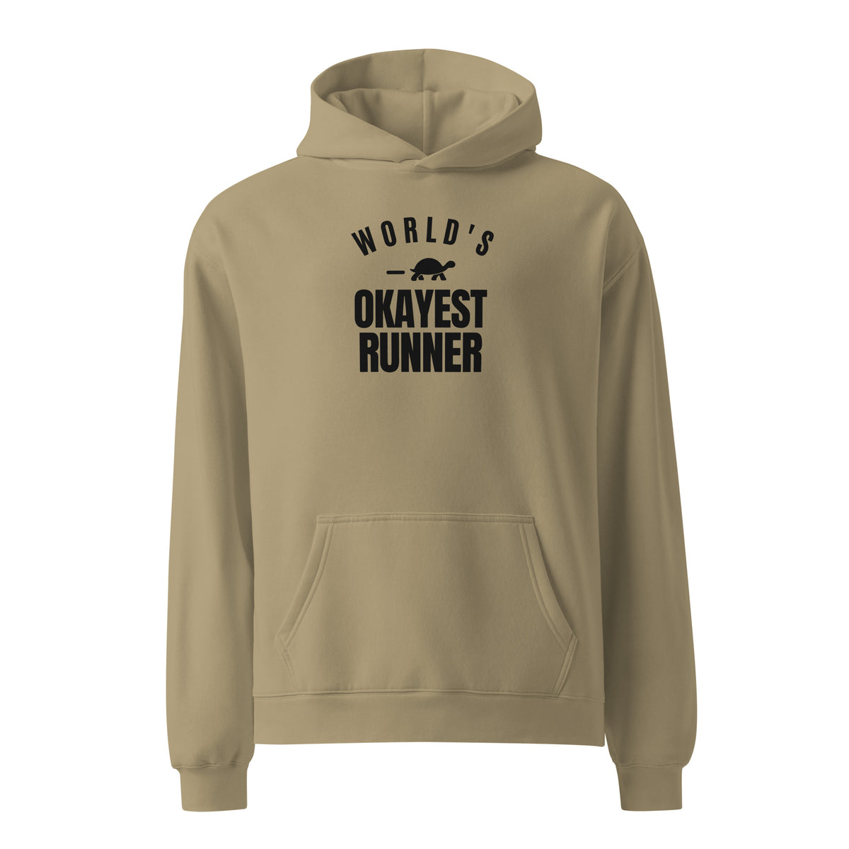 World's Okayest Runner Relaxed Fit Hoodie