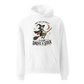 Drive a Stick Witch Relaxed Fit Hoodie - White