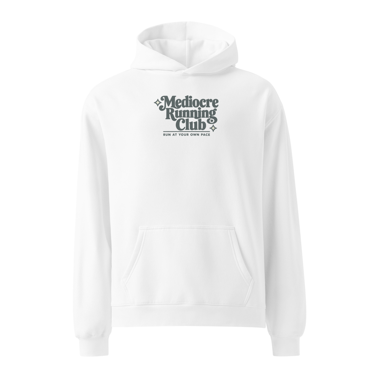 Mediocre Running Club Relaxed Fit Hoodie