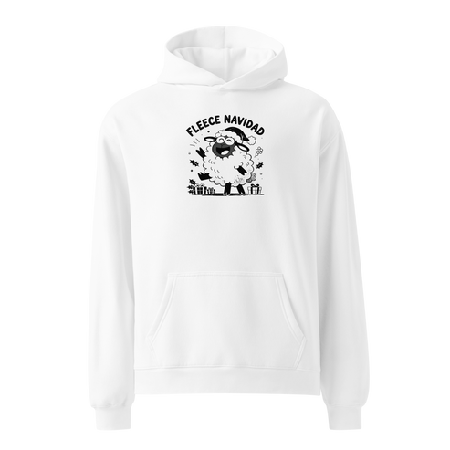 Fleece Navidad Relaxed Fit Hoodie