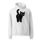 Sh!tty Kitty Relaxed Fit Hoodie - White Heather